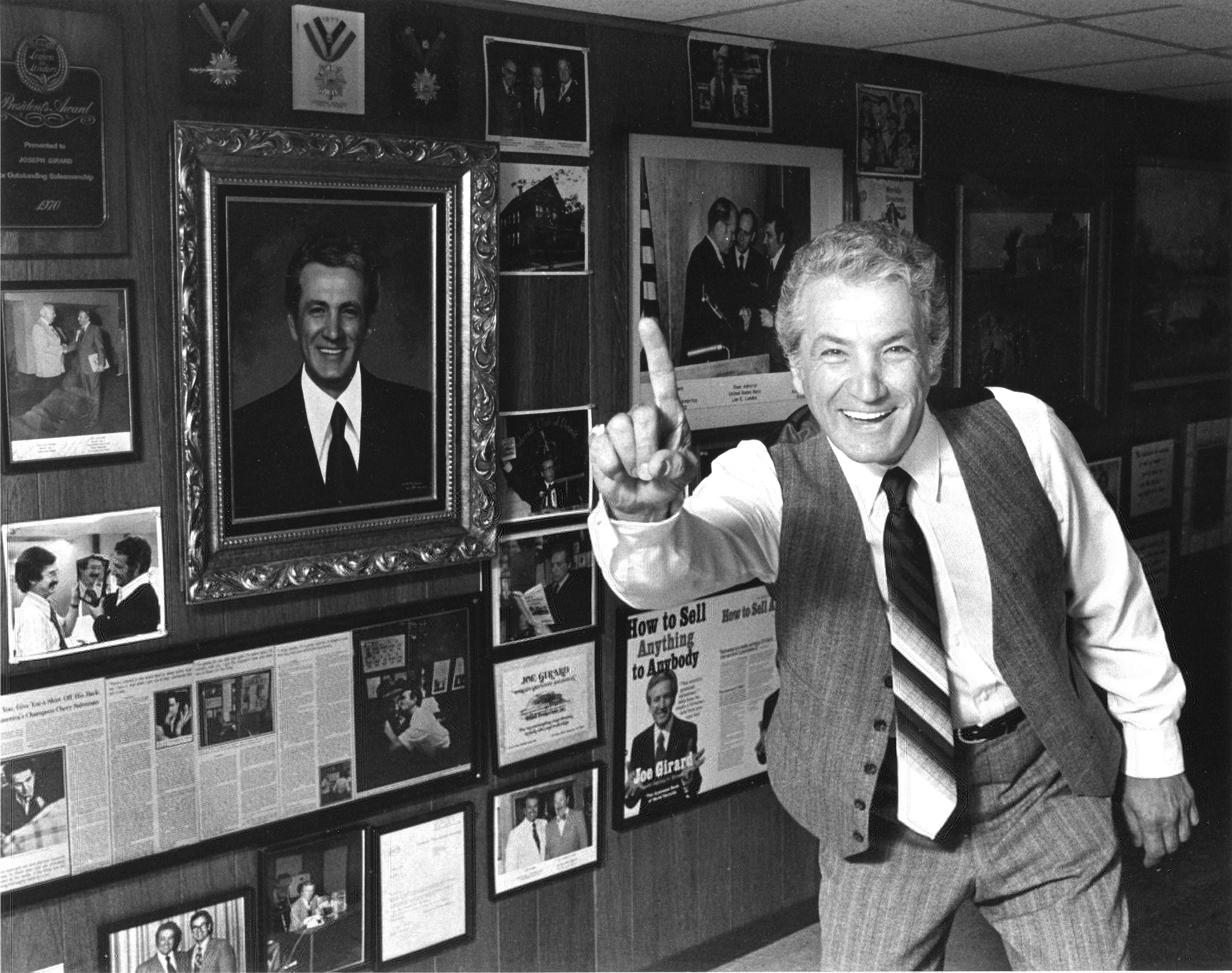 Joe Girard promotional image with the message You are the number one person in your life.